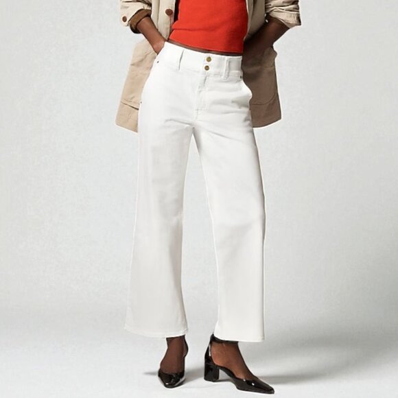 J. Crew Slim-wide Jean With Stacked Buttons For Women Size 37 (Size 24) - Picture 1 of 15